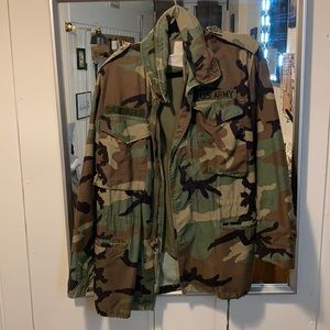 VINTAGE US MILITARY camo jacket